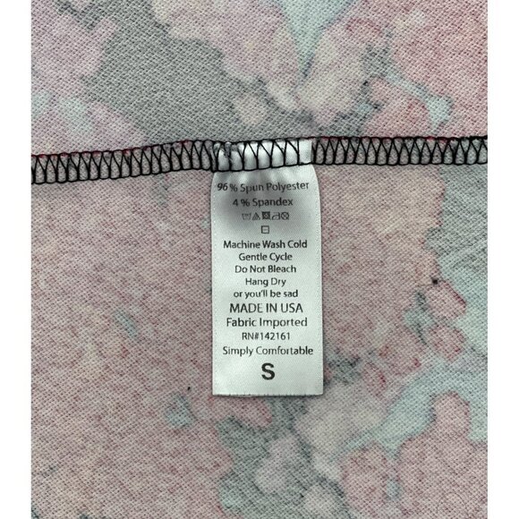 LULAROE "Simply Comfortable" Dress Size Small Floral Multicolor‎ Pockets Stretch - Picture 11 of 16